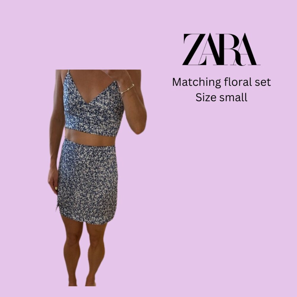 Zara matching skirt set